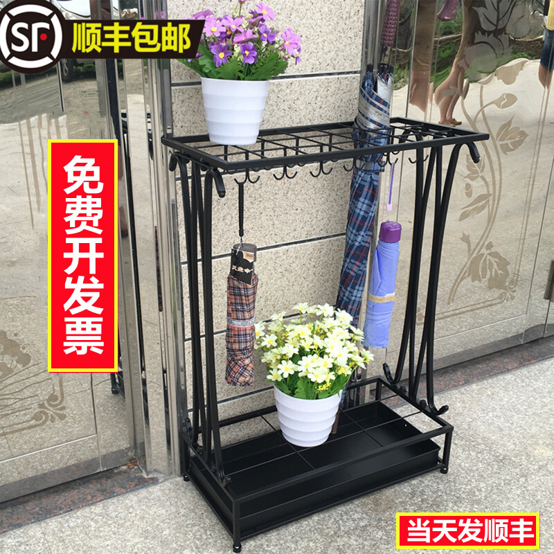 Giá đỡ ô giá đựng ô bằng sắt thùng đựng ô sáng tạo tại nhà sảnh khách sạn giá treo ô gấp được