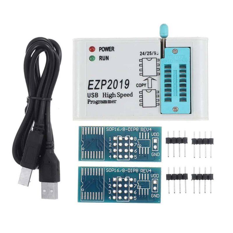 Ezp2019 bộ lập trình usb spi tốc độ cao hỗ trợ 24 25 26 93 loạt chip eeprom 25 flash bios với 3 ổ cắm