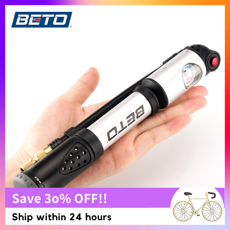 Bơm Lốp Xe Đạp BETO Fork Shock, Bơm Tay Mini 300psi Ống Chuyển Đổi Schrader Presta Cho Xe Đạp Bơm Xe Đạp Bơm Chu Kỳ Không Khí