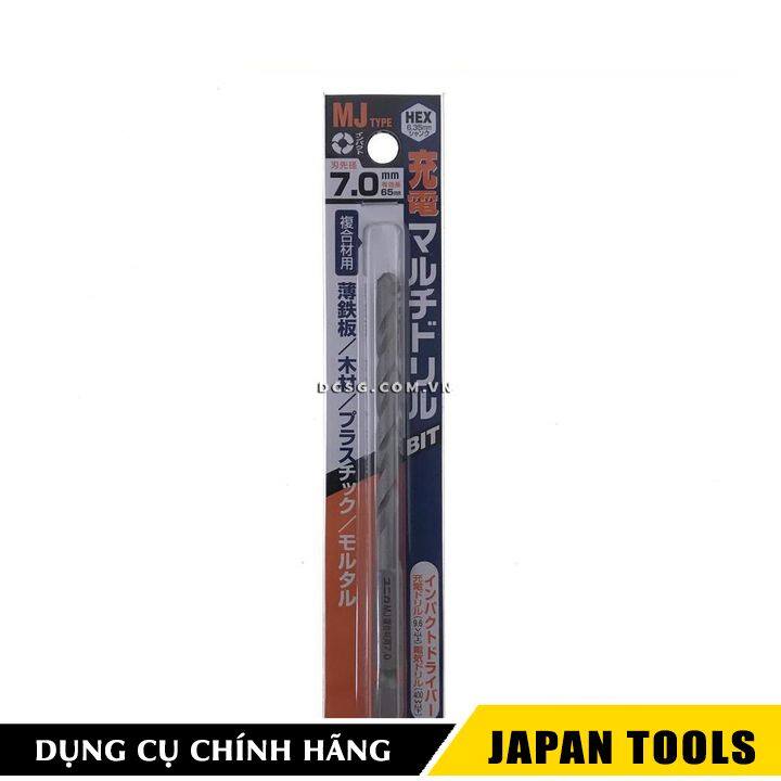 Mũi khoan đa năng 7.0x115mm chân lục giác unika mj7.0x115 | japan tools