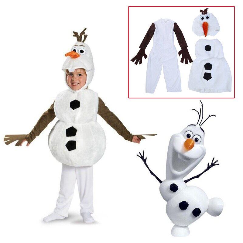 Disney Olaf Costume For Kid Cosplay suit Frozen Xuebao Olaf Cosplay Baby