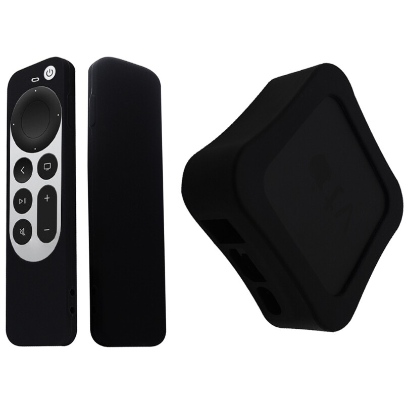 Vỏ bảo vệ từ xa bằng silicon cho-apple tv 4k siri remote 2021 ốp mềm chống trượt chống sốc điều khiển từ xa