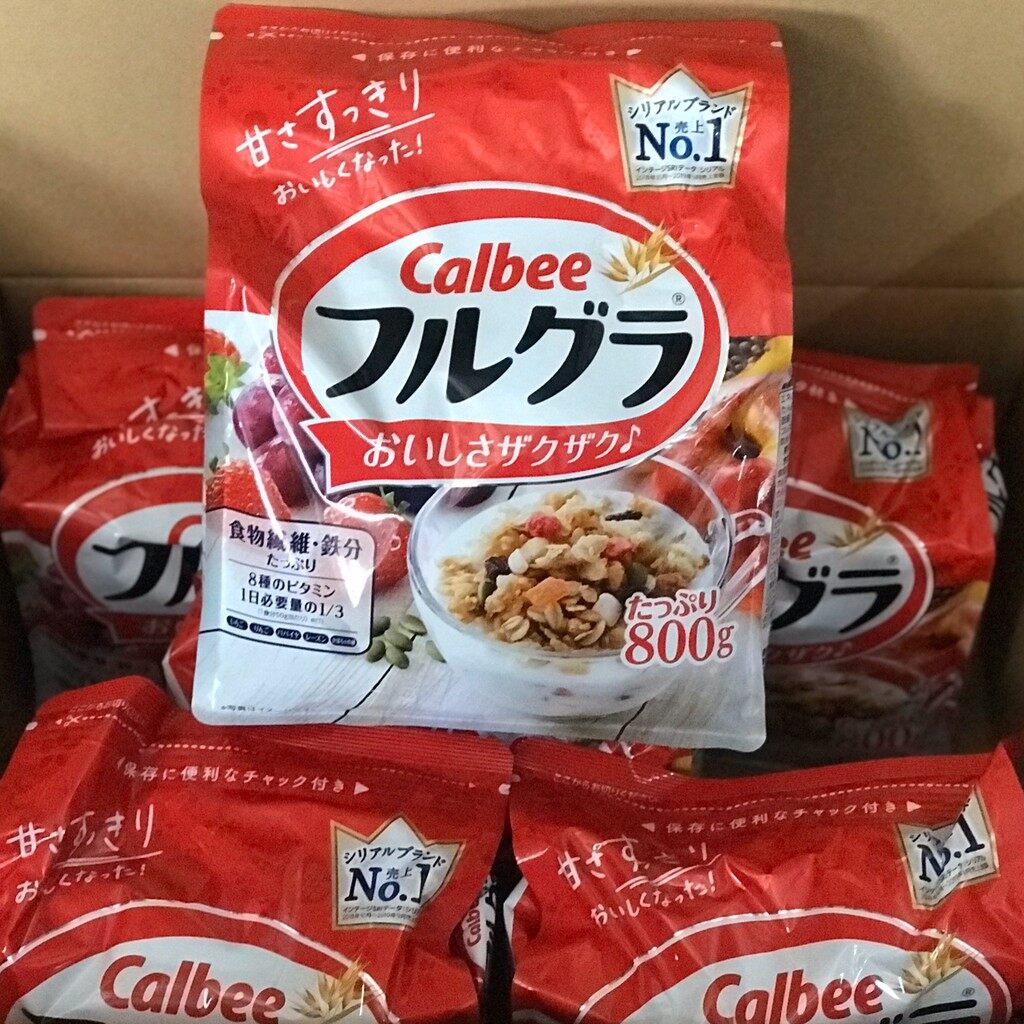 Combo 2 gói ngũ cốc calbee nhật bản 750g
