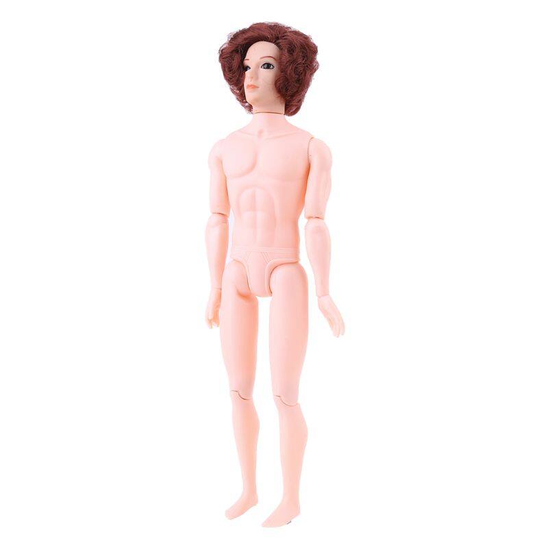 【Micheer】búp Bê Khỏa Thân Nối Được 30Cm 12 Di Chuyển Được Tóc Nâu Cơ Thể Búp Bê Cho Nam Ken Boy Bạn Trai Hoàng Tử