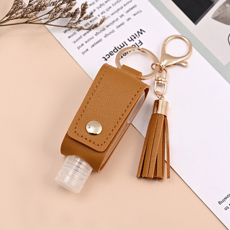 Nước rửa tay yidea hongkong-móc khóa da miễn phí, móc treo móc khóa khử trùng tiện lợi hình chữ t