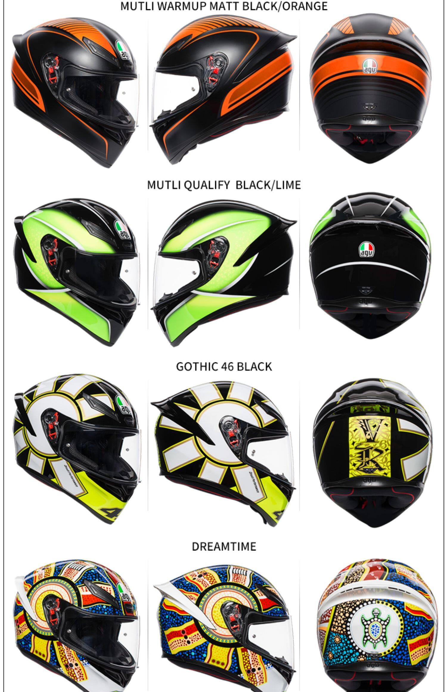 AGV helmet K1 motorcycle racing helmet locomotive full-coverage