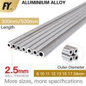 FUYI High-Quality Aluminum Tubes, OD 30-60mm, 2.5mm Wall