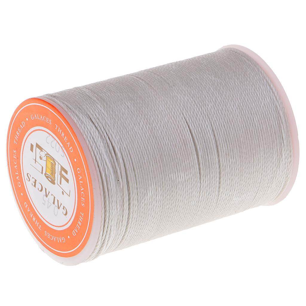 Lazarastores dây chỉ sáp sáp 0.45mm 85m may craft, cho ống chỉ khâu da