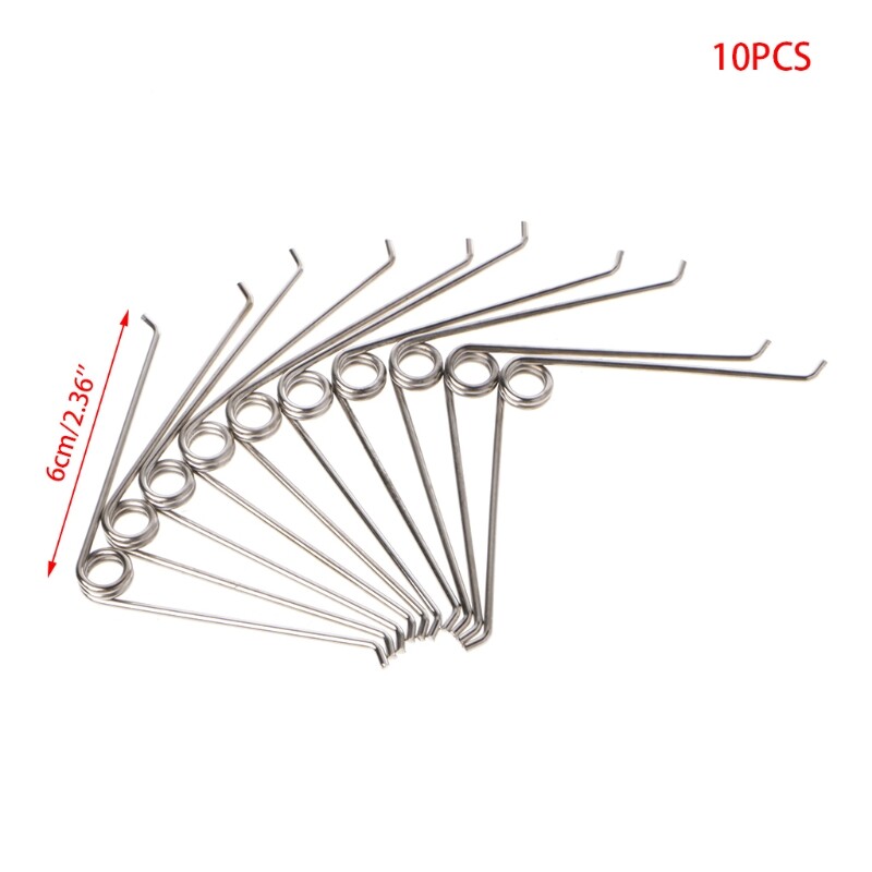 10 chiếc kéo làm vườn lò xo nén bằng thép hình chữ v dụng cụ phụ kiện