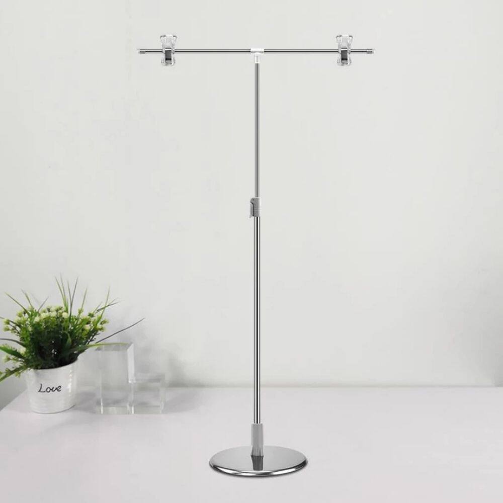 SWEOLQ Phụ Kiện Chụp Ảnh Video Studio Giá Đỡ Phông Nền Bằng Thép Không Gỉ Giá Đỡ Phông Nền Để Bàn Giá Đỡ Áp Phích Giá Đỡ Phông Nền Khung Đỡ Phông Nền Hình Chữ T