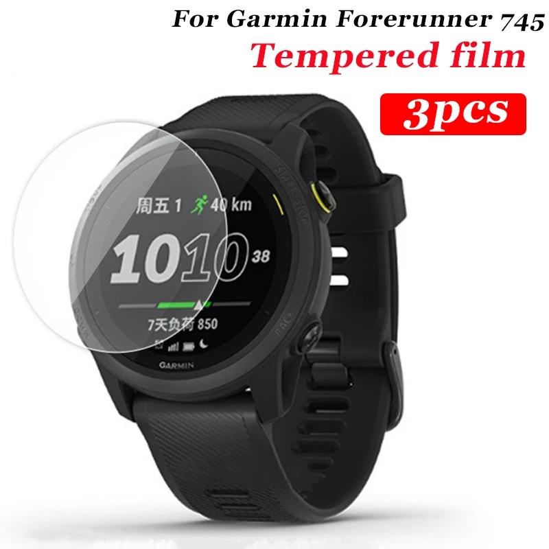 3 cái tấm dán bảo vệ màn hình cho garmin forerunner 745 đồng hồ thông minh cho garmin forerunner 745 đồng hồ thông minh miếng phủ bảo vệ màn hình bìa