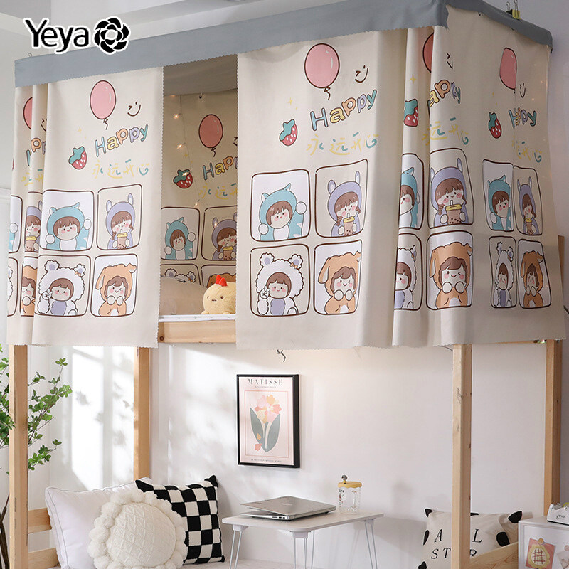 Yeya rèm giường ký túc xá sinh viên rèm vải che sáng cho giường tầng trên giường đơn ký túc xá trường học