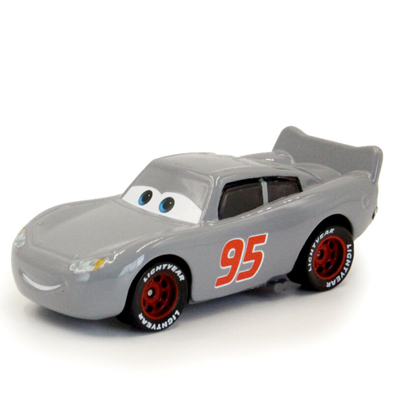 Disney Pixar Car Toys Police Mcqueen Piston Cup Racer Lightning Dinoco Jackson Storm 1:55 Diecast Vehicle Metal Alloy for Preschool Children Boys Cars Model Children's Birthday Gift - 3