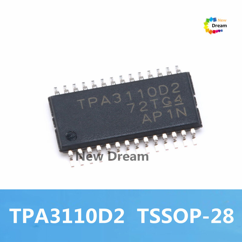 5 con chip ic khuếch đại âm thanh tpa3110d2 tpa3110 tpa3110d2pwpr tssop-28 chính hãng mới 5 con