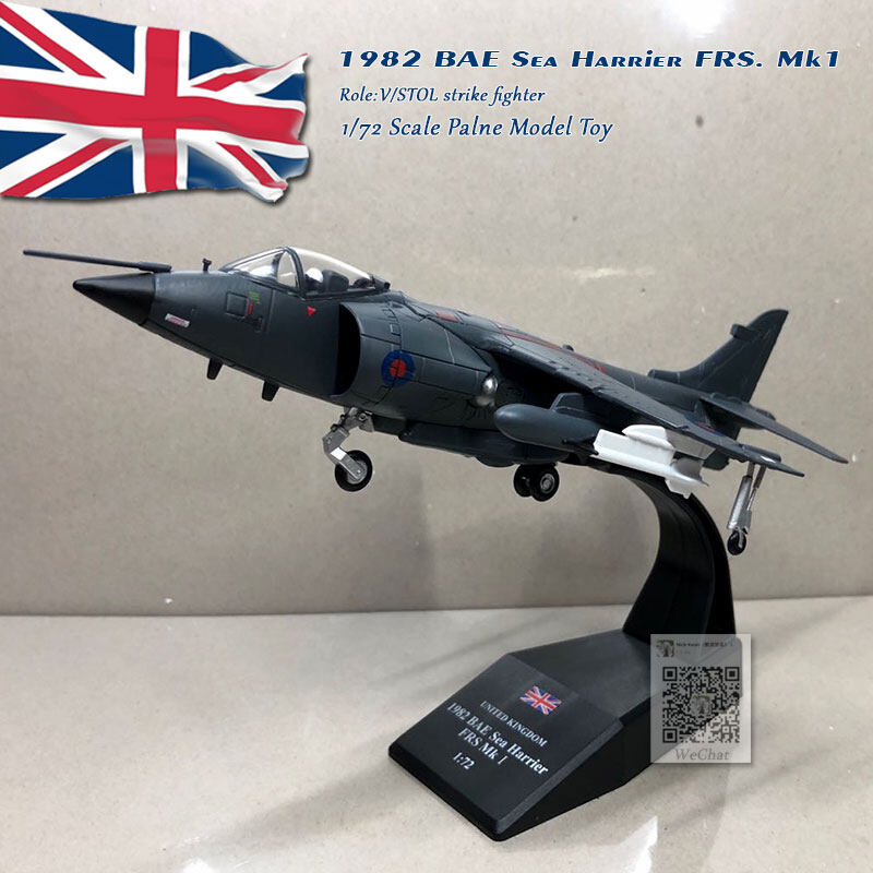 Mô hình quy mô 1 72 Amer 1982 BAE biển Harrier Fres. MK1 máy bay chiến đấu