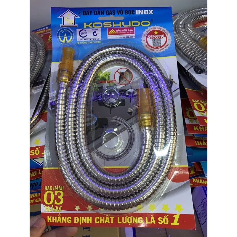 Dây dẫn ga bọc inox chống chuột