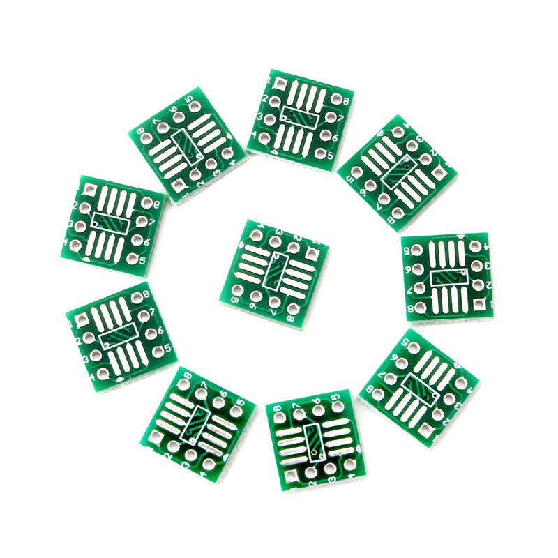 10 bảng mạch pcb bộ chuyển đổi sop8 ssop8 tssop8 sang dip8