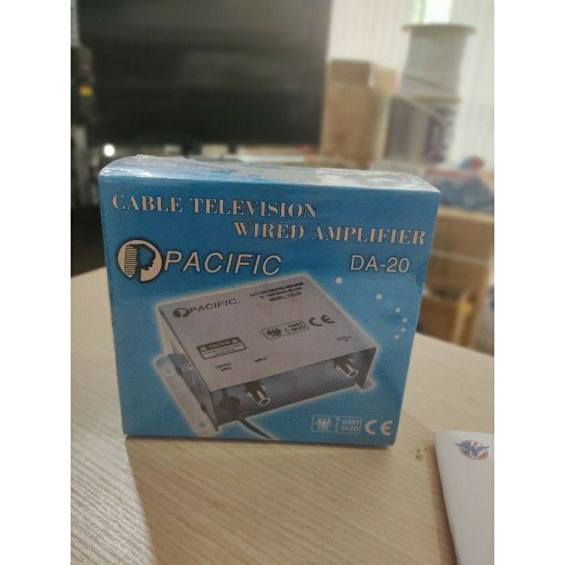 Khuếch đại sóng truyền hình cáp pacific da20 bảo hành 12 tháng