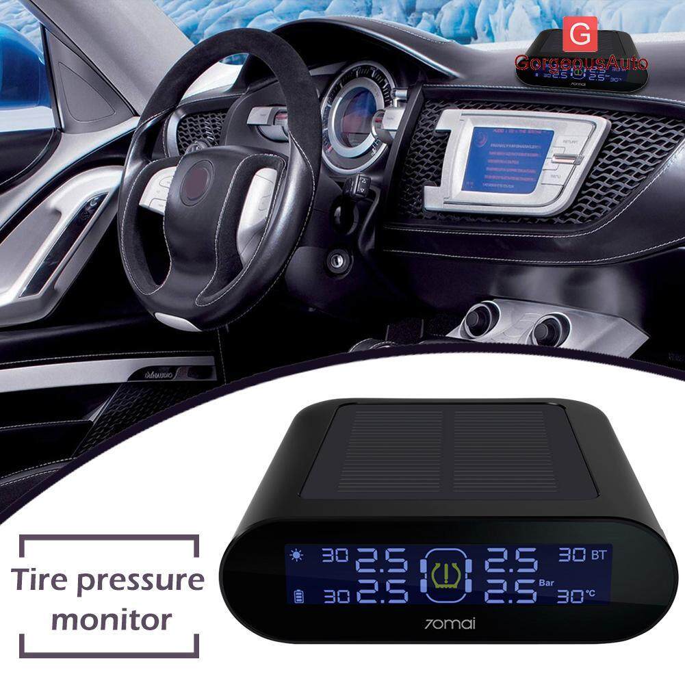 GorgeousAuto TPMS พลังงานแสงอาทิตย์ USB Dual ชาร์จยางหน้าจอวัดแรงดันลมยาง Tester GorgeousAuto TPMS พลังงานแสงอาทิตย์ USB Dual ชาร์จยางหน้าจอวัดแรงดันลมยาง Tester