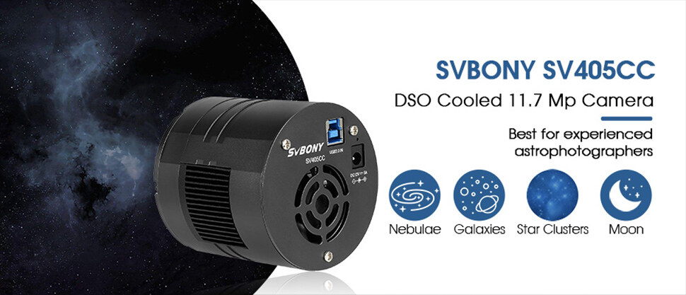 SVBONY SV405CC Telescope Camera, TEC Cooled MP CMOS Color