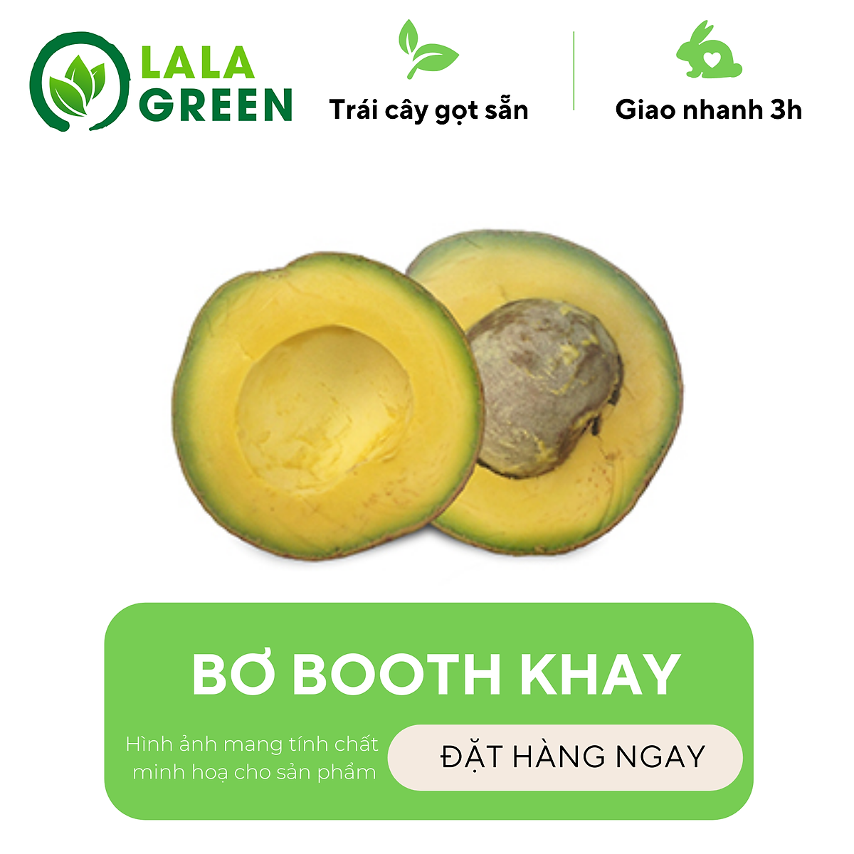 [Chỉ Giao Hcm] Bơ Boot Khay (Vietgap/Sạch) - 0.5Kg