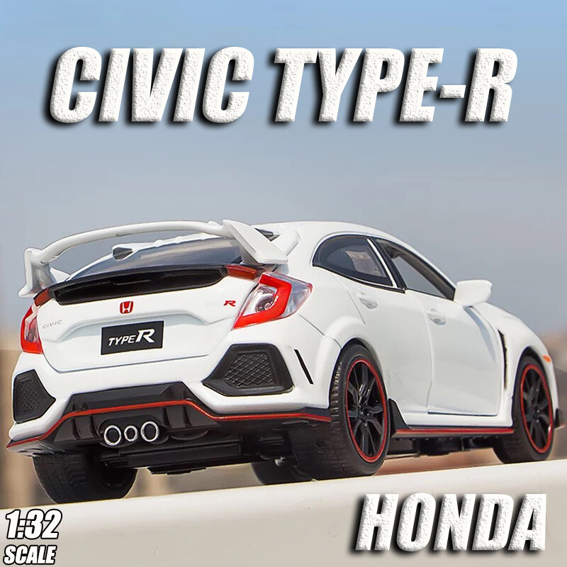【RUM】 TYPE-R Xe Ô Tô Đúc 1:32 HONDA CIVIC Mẫu Xe Hợp Kim Đồ Chơi Hiệu Ứng Ánh Sáng & Âm Thanh Cho Bé Trai Đồ Chơi Cho Trẻ Em Bộ Sưu Tập Quà Tặng Cho Trẻ Em