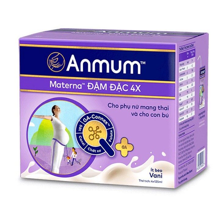 Sữa nước anmum vani 4 lốc 125ml - dgd-sb-11