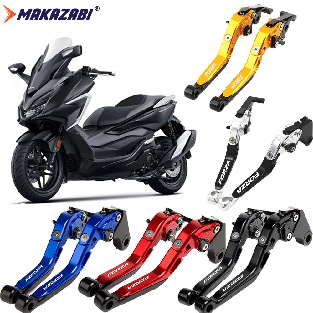 For HONDA FORZA 125 250 300 350 FORZA350 FORZA300 Motorcycle Adjustable Folding Extendable Brake Clutch Levers Forza350 Handle Brake Lever ราคา 599 บาท*ส่งฟรี