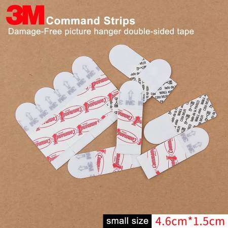 3M Command Double-Sided Adhesive Strips for Damage-Free Hanging