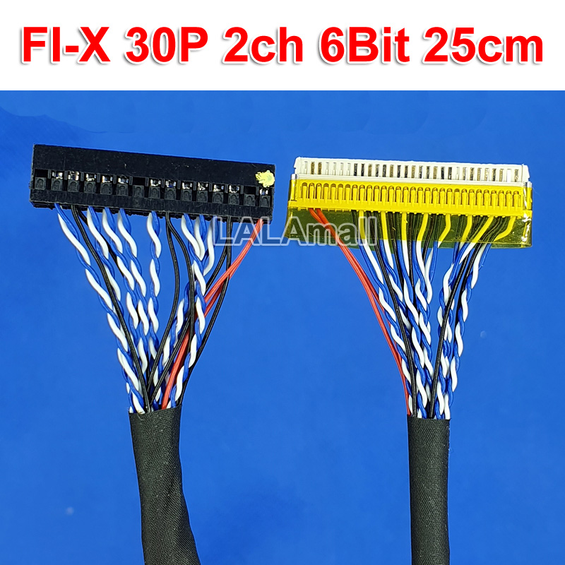 2 pcs FFC Flexible eDP Cable 30 Pin for 10'' 14.1''15.6'' 17'' eDP