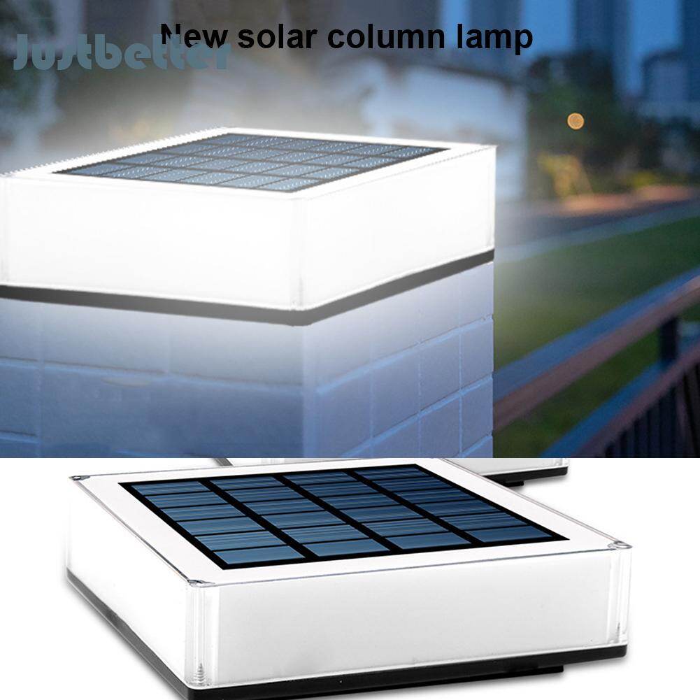 Đèn trụ đèn led năng lượng mặt trời đèn ngủ gắn cột ngoài trời, trang trí hàng rào vườn
