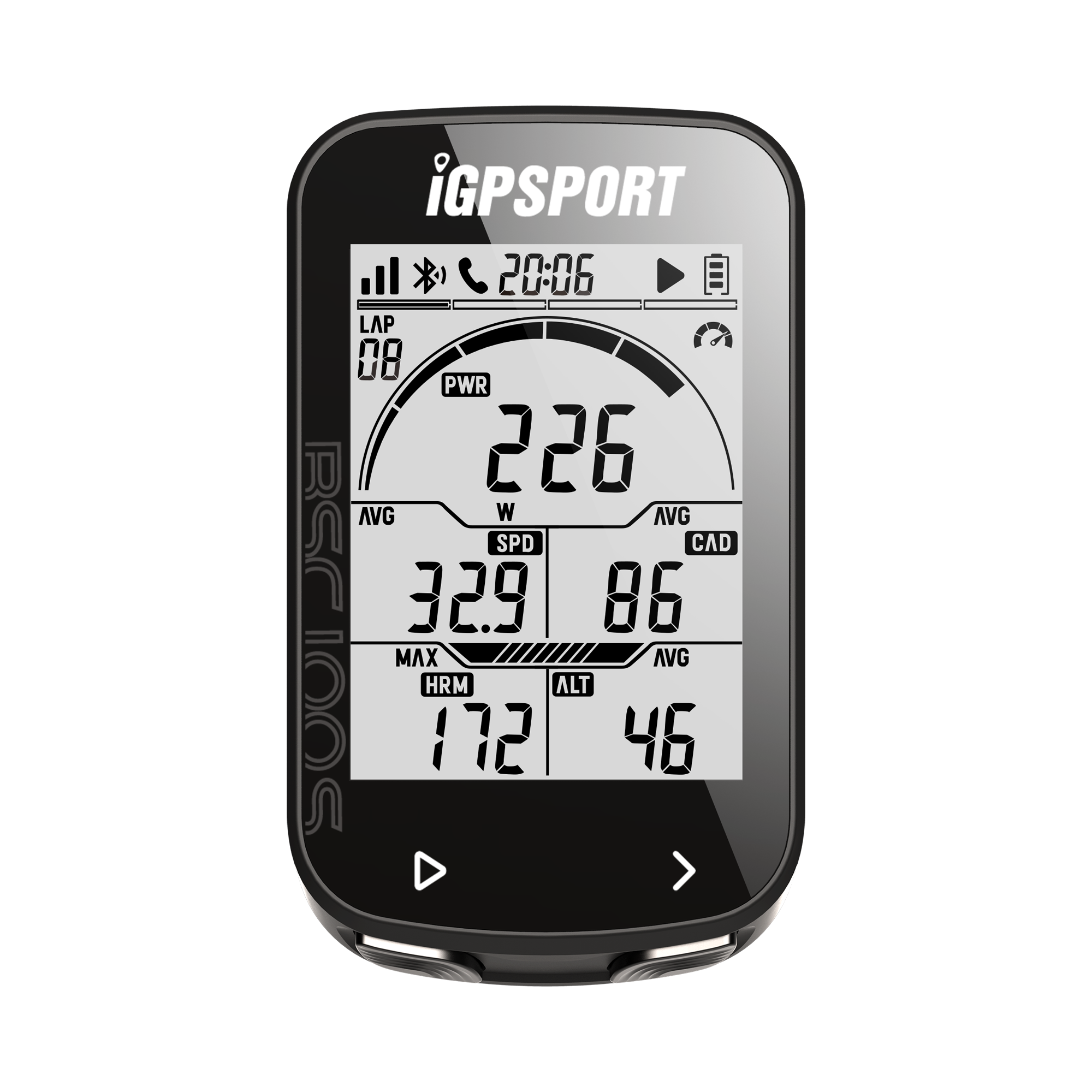 Xe đạp GPS máy tính bsc100s chu kỳ tốc kế không dây xe đạp Đồng hồ bấm giờ kỹ thuật số Đồng hồ đo quãng đường khi đi xe đạp xe đạp máy tính