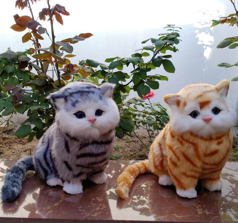 Generic Lifelike Cat Animals Models Stuffed Plush Toy Persian Cat Dolls
