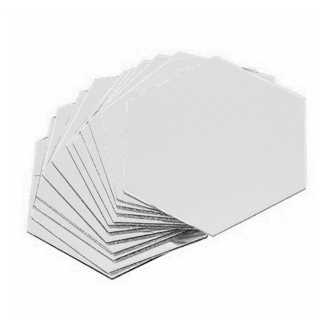 【Chat-support】 12 cái Hình Dán Tường gương lục giác có thể tháo rời 100*85*50 tường-mảnh