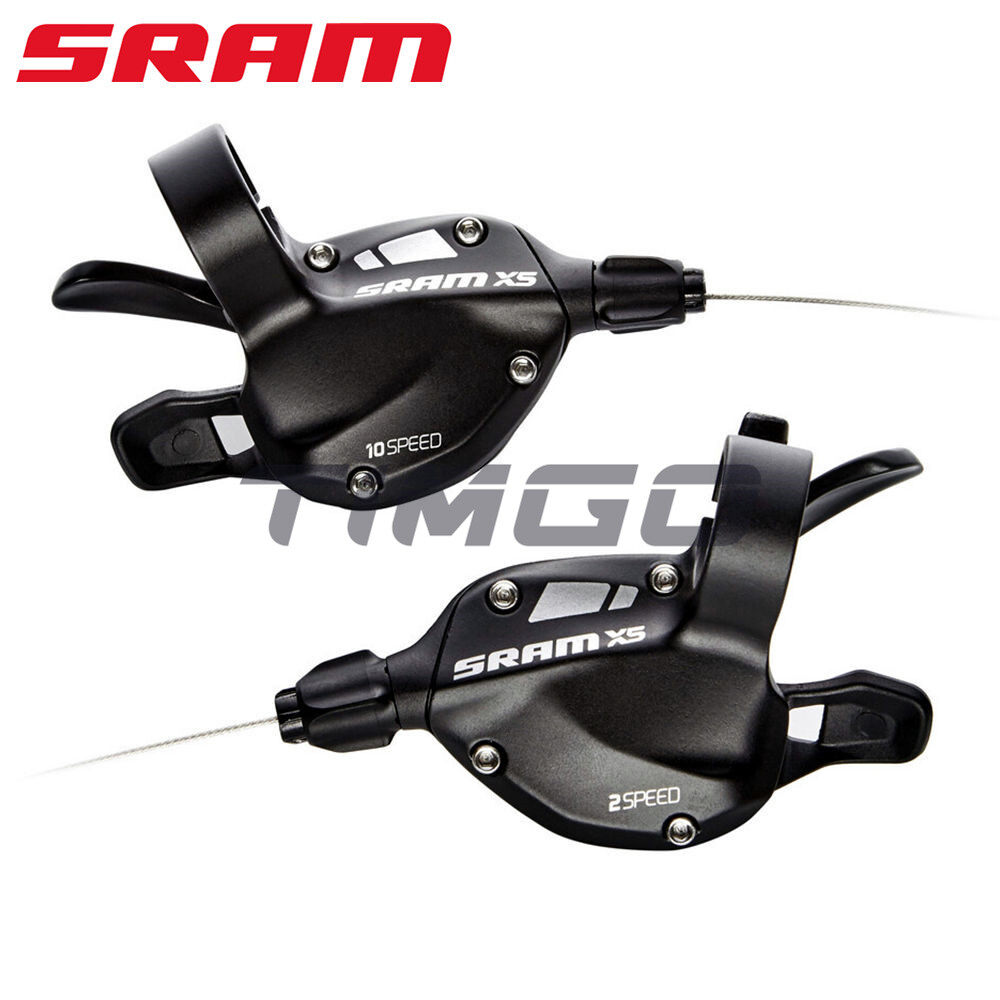 SRAM X5 MTB Mountain Bike 2/3 x 9/10 Speed Shifter Lever Trigger Gear Lever Black(New version)