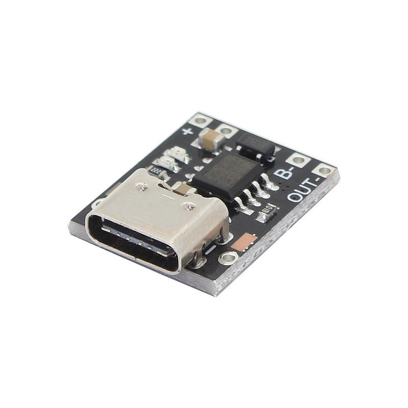 Zhoutt bảng sạc pin lithium siêu nhỏ 1a 3. 7v4. 2v mô-đun sạc type-c có mạch bảo vệ