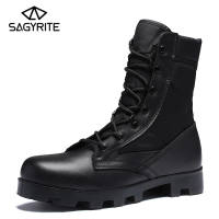 SAGYRITE Size 39-46 Men Boots Camping Desert Boot Military Army Shoes Combat Boots Outdoor Shoes Hiking Boots Work Shoes