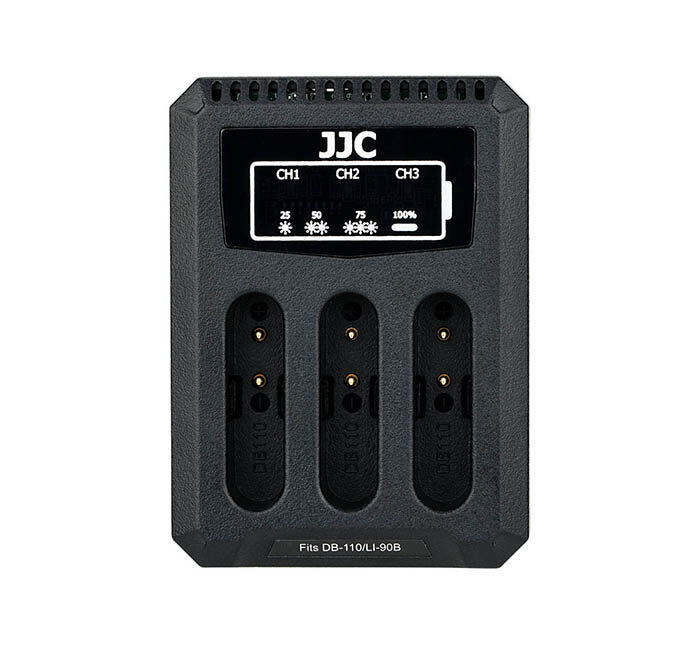 Bộ sạc đa pin usb jjc cho ricoh griiix , griii wg-6 ,olympus tough tg6, tg5, tg4, tg3, tg2, tg1, stylus x-z2 ihs, máy ảnh sp-100