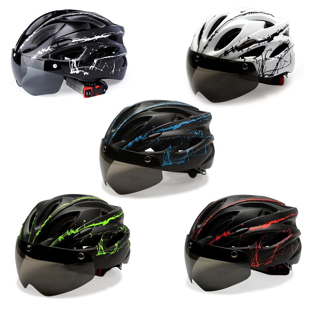 mens bike helmet with visor