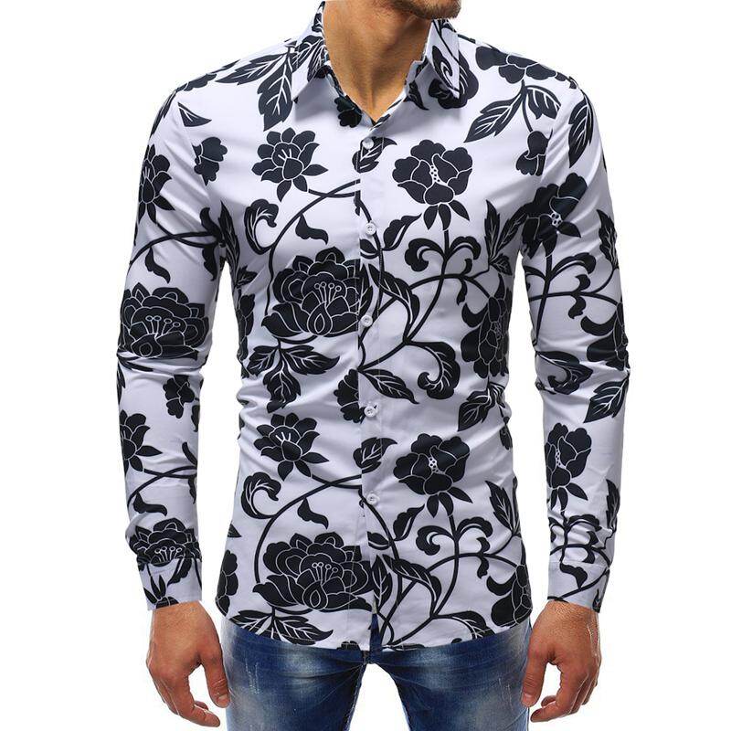 mens tropical dress shirts