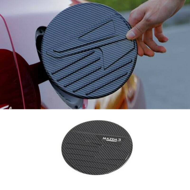 Zr Cho sợi carbon Xe dầu nhiên liệu nắp bình xăng vỏ bọc trang trí Cho Mazda 3 Axela 2020 2021 2022 Tự Động