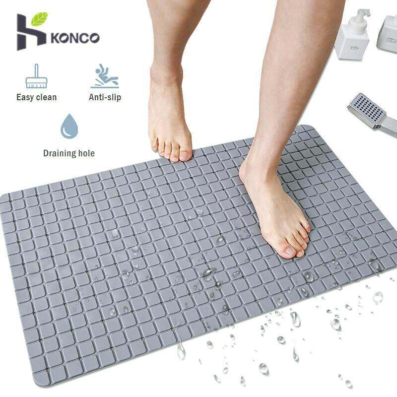 Konco Bathroom Rug Anti-slip Bath Mat PVC Carpet with Suction Cup Mats Home Toilet Shower Mats Bathroom Bathtub Mats Bathroom Rugs ราคา 324 บาท*ส่งฟรี
