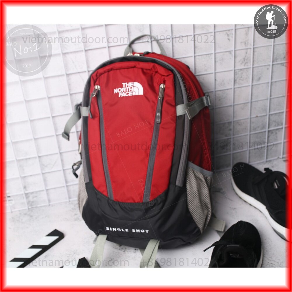 Balo the north face single shot - màu đỏ đô