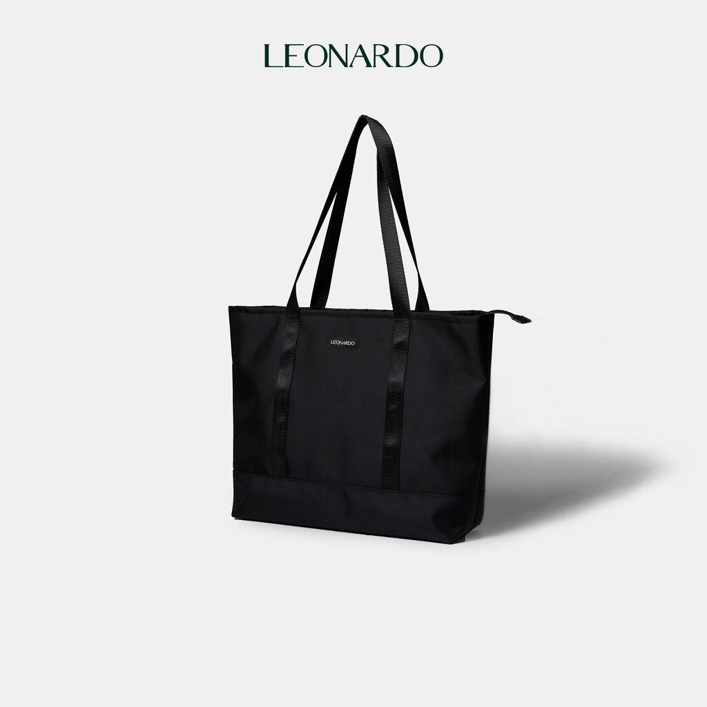  Túi Tote Leonardo Signature Unisex chất vải Oxford 