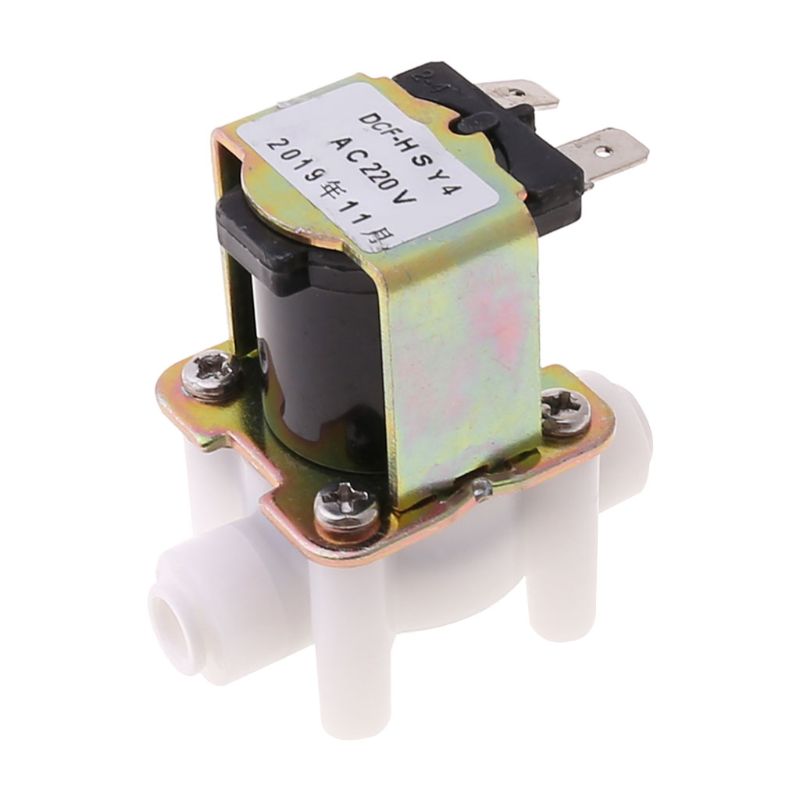 Van điện từ nhựa ac 220v cho máy lọc nước đường ống dẫn khí vào