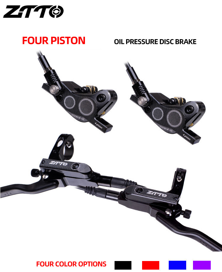 Ztto đĩa phanh dầu bốn pít-tông cao cấp cnc đĩa phanh thủy lực xe đạp leo núi đĩa phanh dầu song phương
