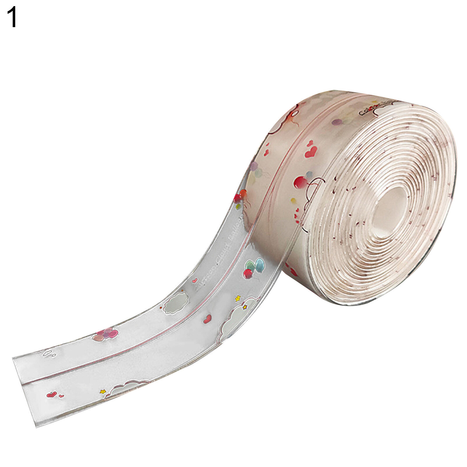 Farfi Băng Dán Tường Băng Dán Cạnh Bồn Rửa Họa Tiết Bóng Bay PVC 3.2M Tự Làm Chống Nước Cho Nhà Bếp