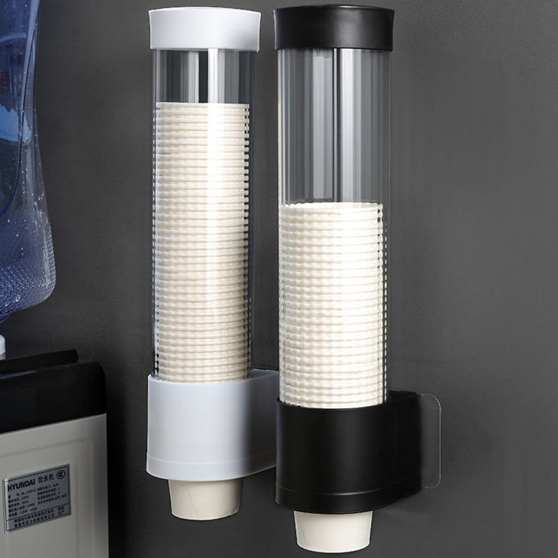 Hộp Đựng Cốc Giấy Dream Hunter, Giá Tháo Cốc Tự Động Giá Để Cốc Nước Không Đục Lỗ Chống Bụi Gắn Tường Mặt Bàn 1 Mảnh