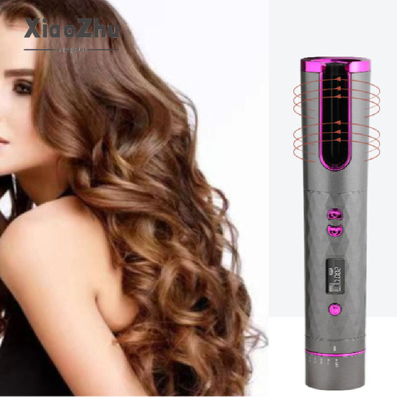 Xiaozhubangchu máy uốn tóc không dây cầm tay máy uốn tóc lười sạc usb máy uốn tóc điện tự động hình chữ u khối lượng lớn