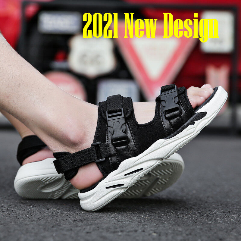 Laochra Thời Trang Người Đi Biển Cho Mùa Hè 2019 Võ Sĩ Giác Đấu Nam Ngoài Trời Giày Đế Mềm La Mã Giày Casual Nam Xu Hướng Hàn Quốc đế Bằng Nam